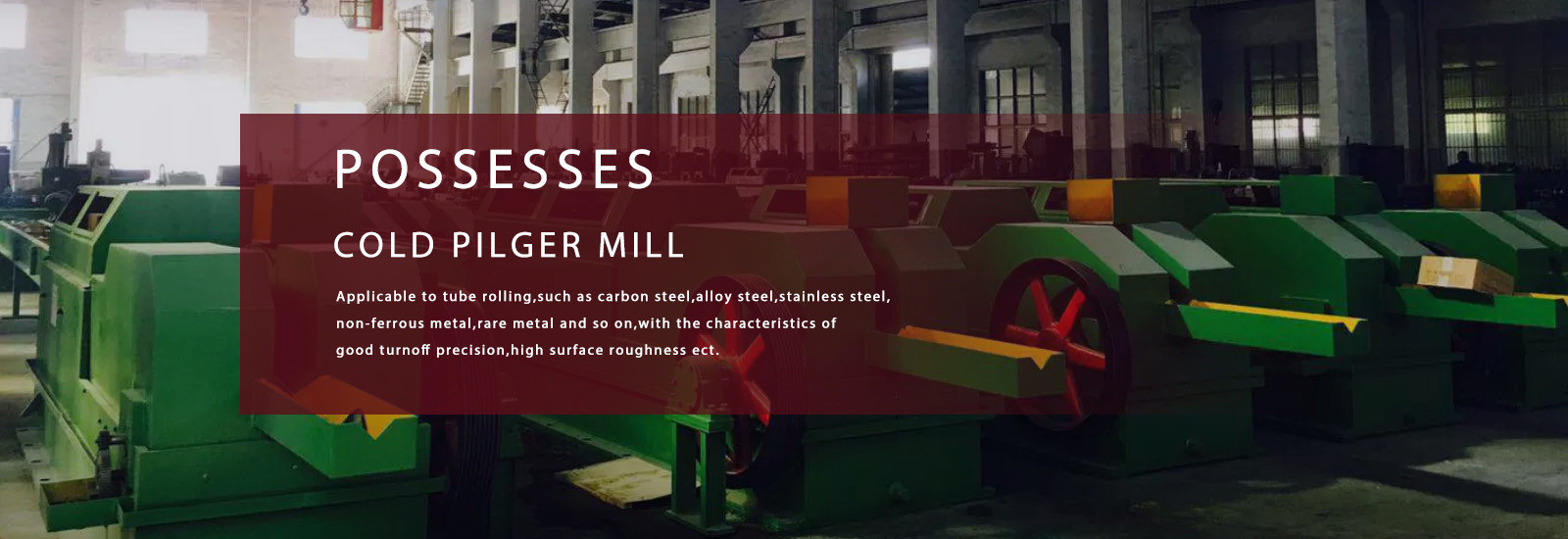 kualitas Dingin Pilger Mill pabrik