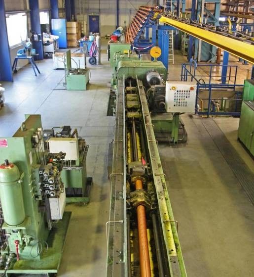 PLC Control System Cold Pilger Mill Featuring Rolling Pressure Up To 500MPa Dirancang untuk Pabrik Tabung Tembaga dan Pengolahan Logam